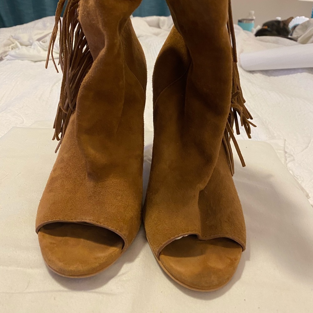 Dolce vita suede tassel bootie